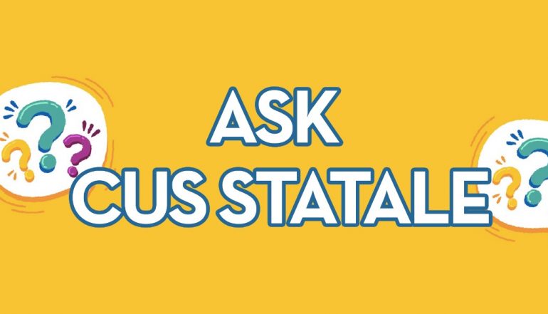 Ask CUS Statale: date sfogo alla curiosità e interrogateci su temi sportivi, e non solo!