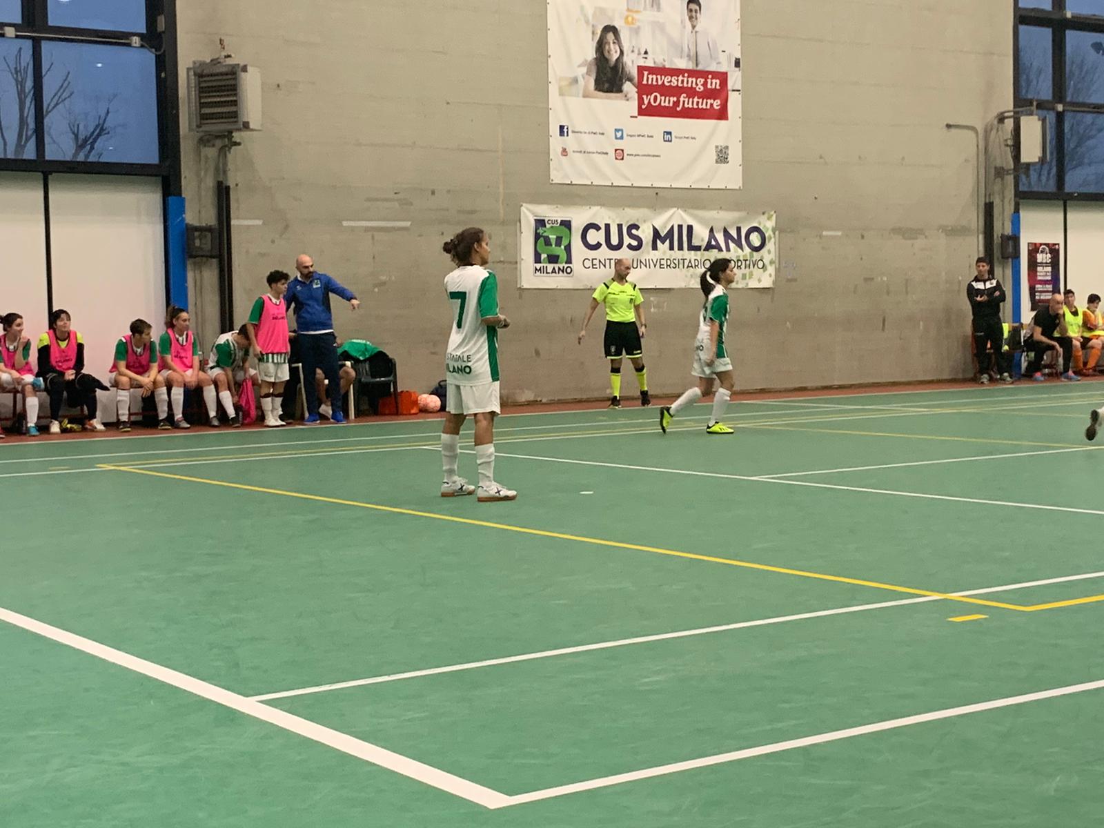 Calcio femminile: la Statale schianta l’Atletico Dor per 7-2