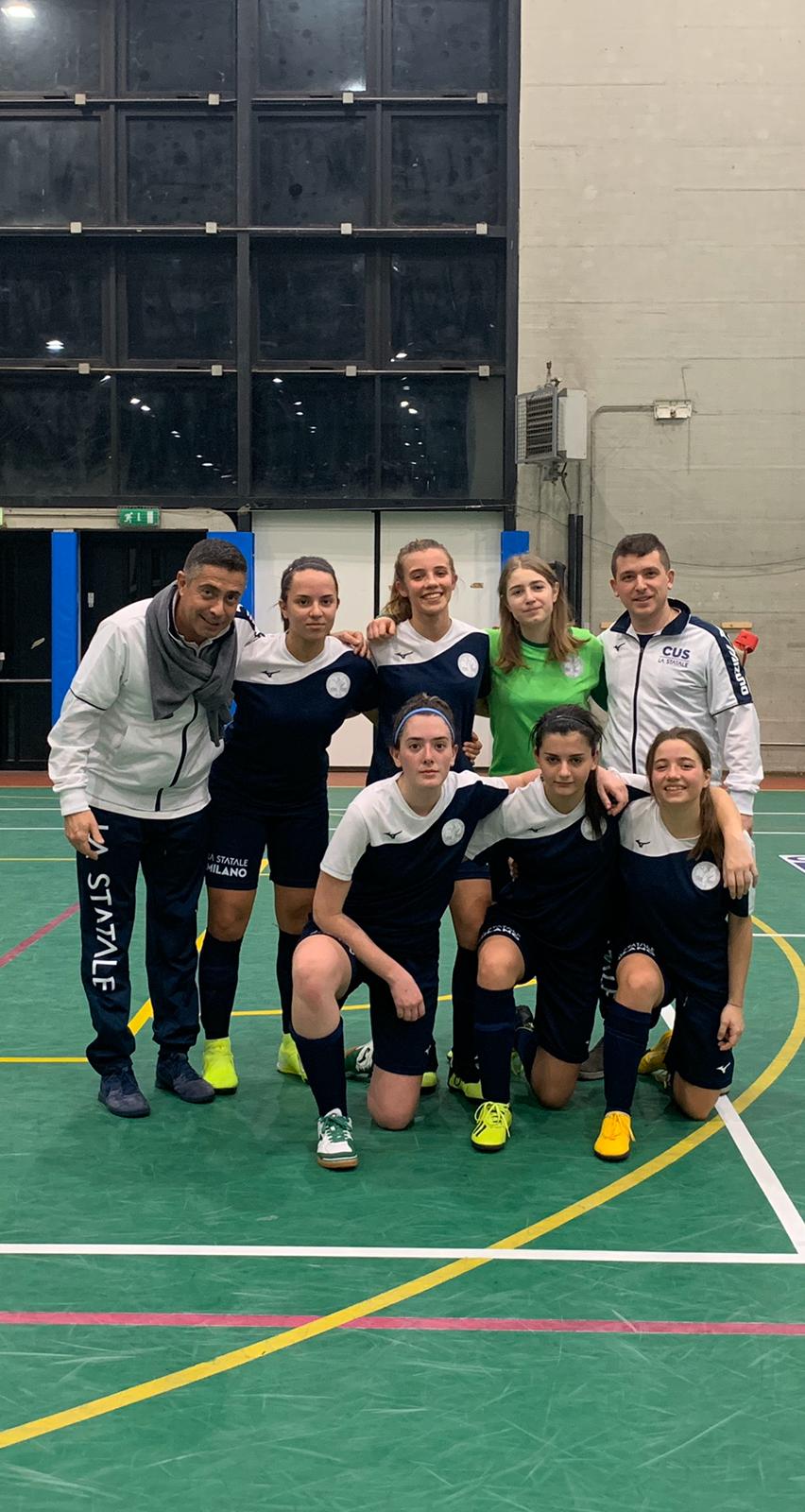 Calcio femminile: CUS Statale surclassa Torino per 7-2