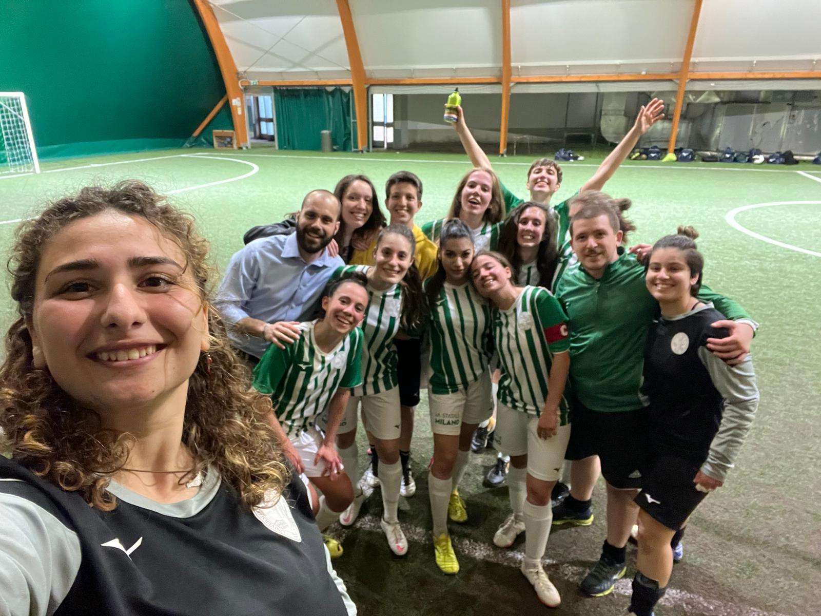 SPAVENTO E RIMONTA PER LE CALCIATRICI STATALINE