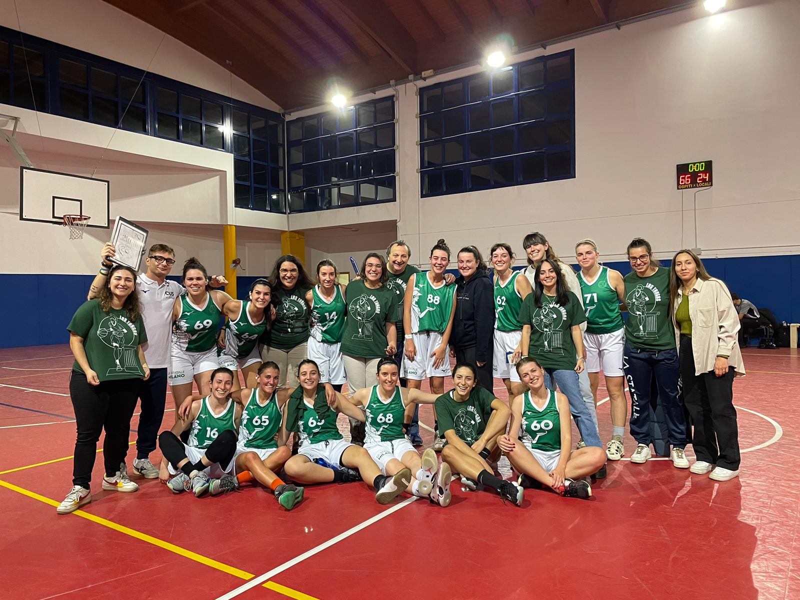 LE CESTISTE STATALINE DOMINANO IL CAMPO CONTRO IULM